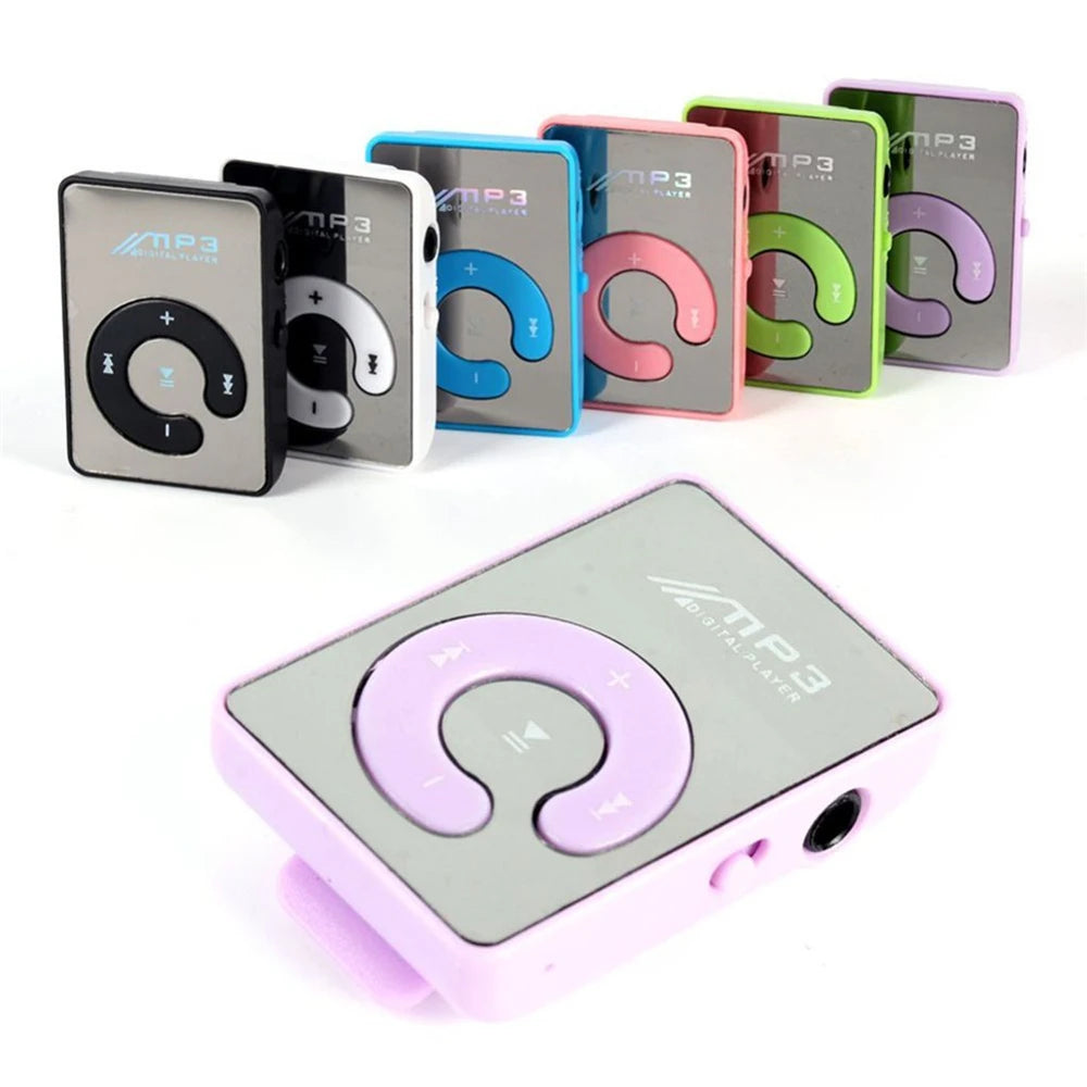 C Key Portable HiFi Mini Clip USB MP3 Player Walkman Music Support Micro TF Card Expandable Up To 16GB Outdoor Sports Walkman Pi-Mart