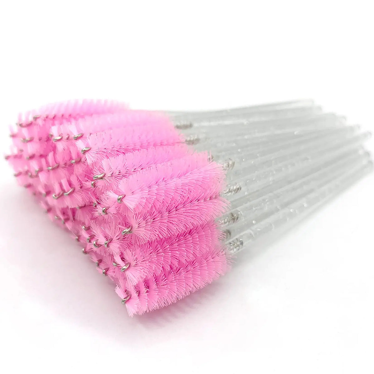 Disposable Eyelashes Brushes Crystal Diamond Handle Lash Brush Eyebrow Mascara Wands Eyelash Extension Supplies Makeup Tools Pi-Mart