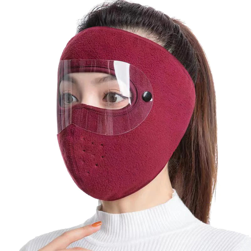 Winter Cycling Face Mask Windproof Men Women For Skiing Snowboarding Motorcycle Outdoor Sports Balaclava Cap Warmer Breathable Pi-Mart