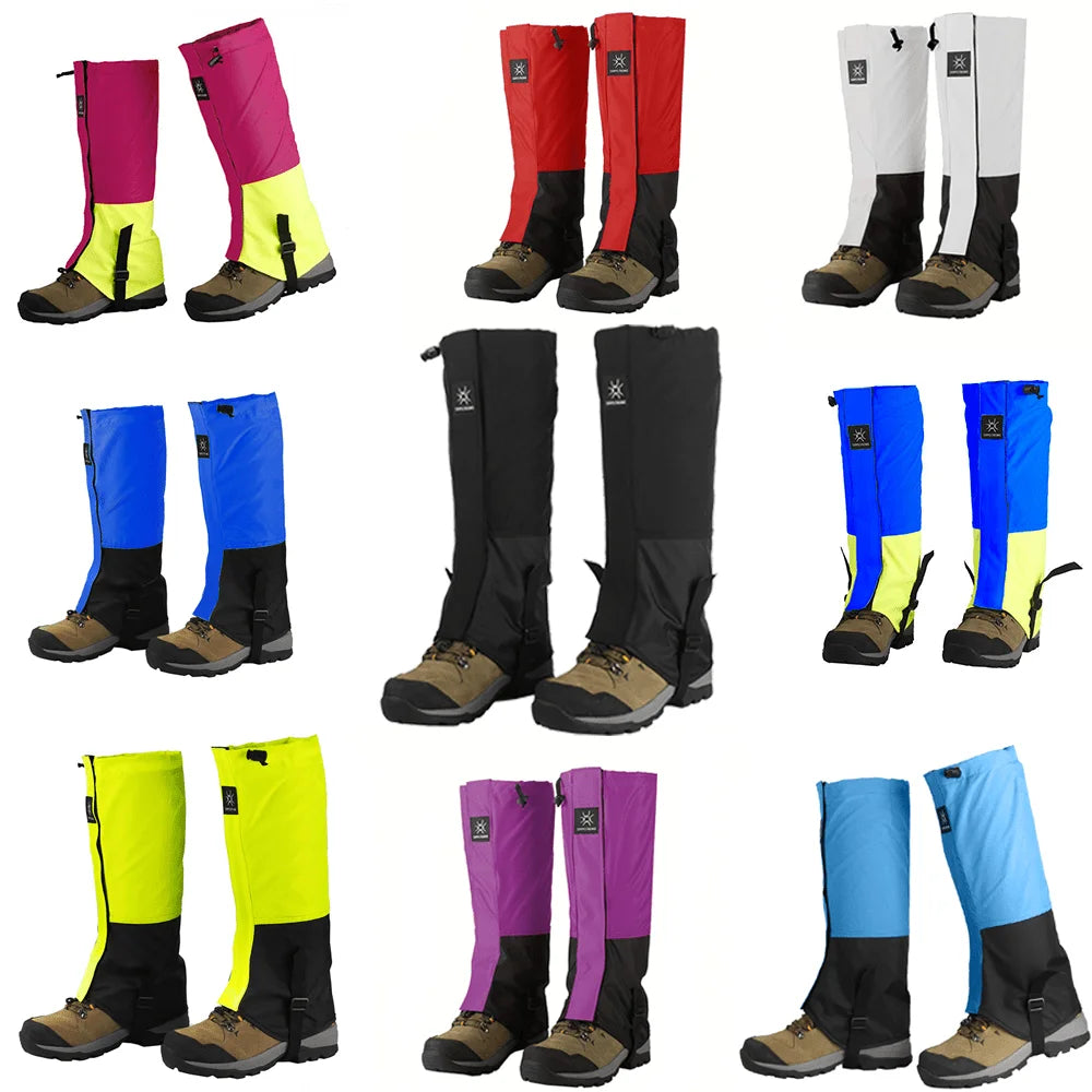 Waterproof Snow Sand Prevention Leg Gaiters Essential Protective Gear for Outdoor Mountaineering Skiing Desert Hiking Exploratio Pi-Mart