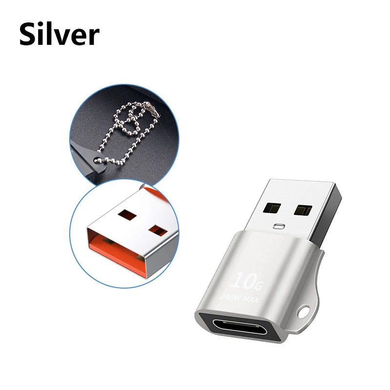 USB C 3.0 Adapter Type C To USB 2.0 Adapter for Mobil Phone Male To Female USB C Converter USB Type-C Converter for PC Laptops Pi-Mart