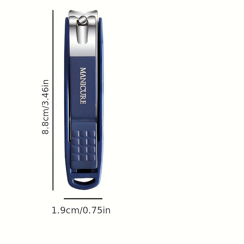 Stainless Steel Nail Clippers Manicure Tools Large Opening Nail Trimmer Anti Splash Design Sharp Edge Christmas Gift LadyShow.Store