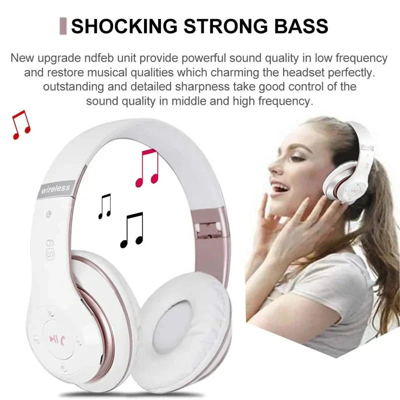 NNEOBA Wireless Noise Cancelling Headphone White LuxuryLifeWay Online Store