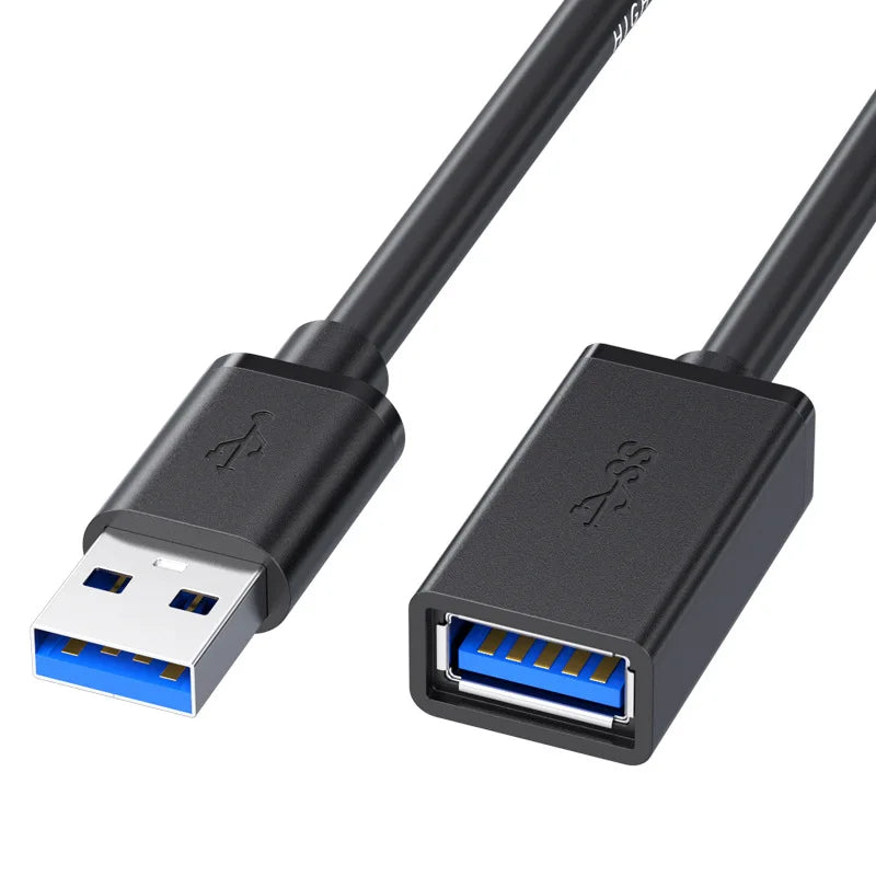 0.5/1/2/3/5 M USB Extension Cable 3.0 Data Cord For Laptop TV SSD USB 3 0 Male to Female Computer Camera Printer Connector Pi-Mart
