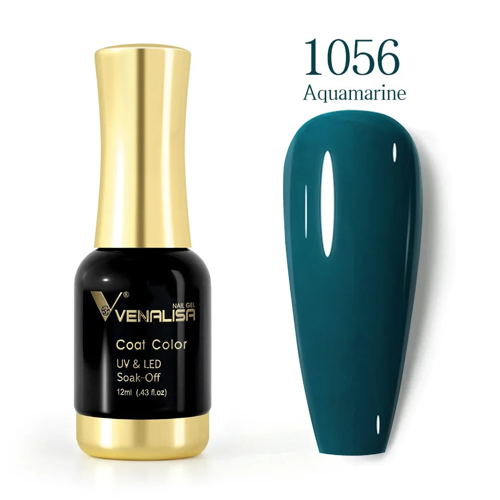 VENALISA Nail Gel Varnish TPO FREE Soak Off UV LED Organic Odorless Enamels Nail Art Colors 12ml 120Colors UV Gel Nail Polish Tri Light Beauty