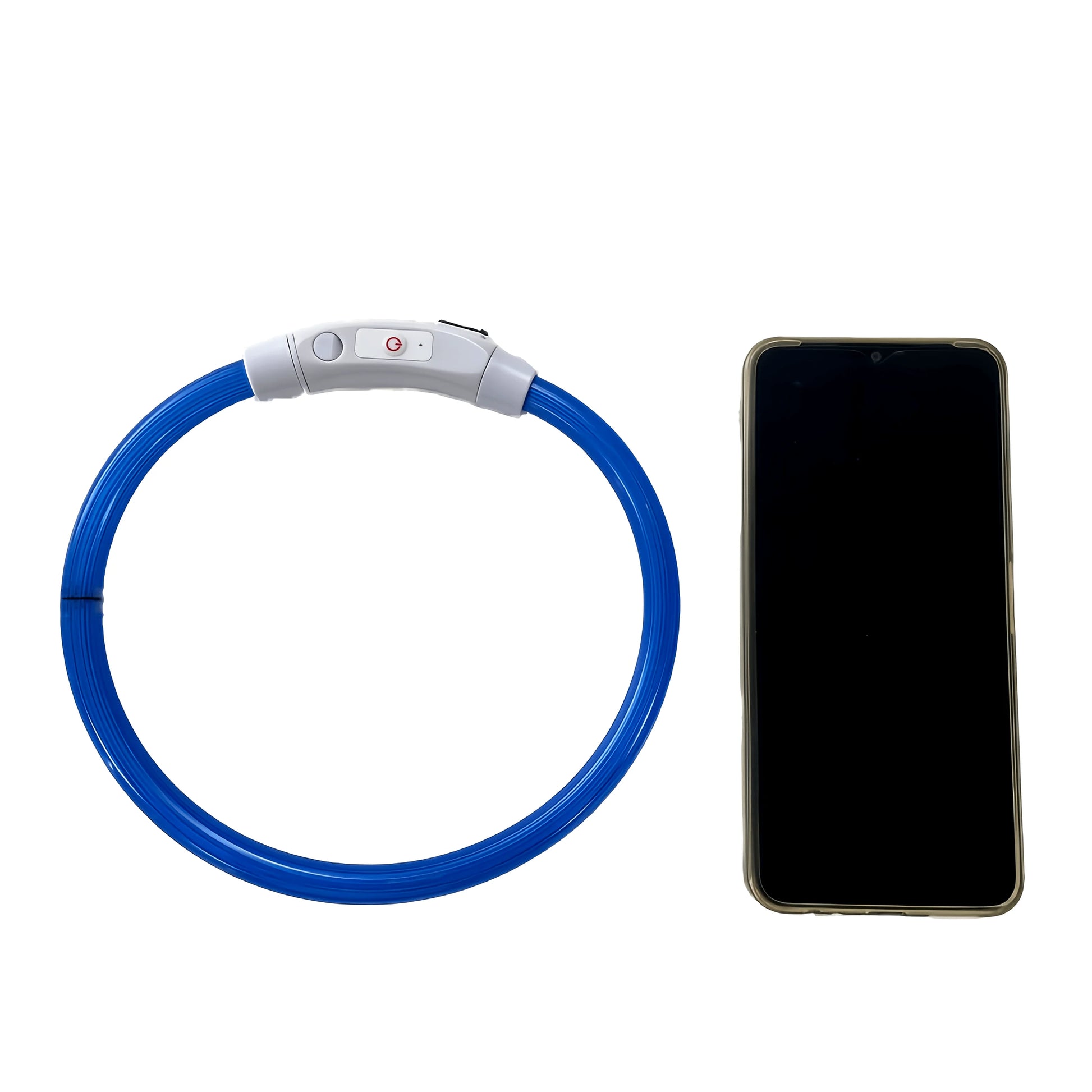 Pet Dog LED Light Collar Luminous Anti-Lost Dog Collar USB Rechargeable Dog Necklace Collar Pi-Mart