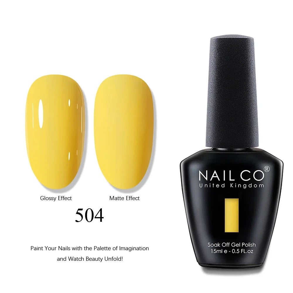 NAILCO 15ml Brown Nails Art Red Color Gel Nail Polish Semi-permanent UV Gel Polish Coffee Manicure Chocolate Hybrid Nail Varnish Tri Light Beauty