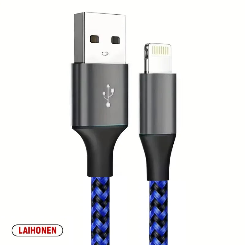 1M 2M 3M USB A To Lightning MFi Certified  Cable For iPhone 14 13 12 11 X XR Pro Max Fast Charging Cable Charger Data Wire Cord Pi-Mart