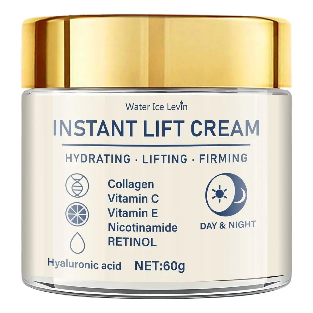 60g Firming Face Cream Collagen Moisturizer with Hyaluronic Acid, Niacinamide,Retinol, Moisturizing Firming Tightening Skincare Pi-Mart