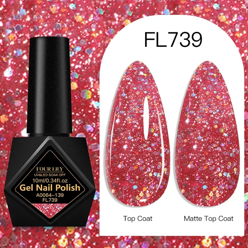 10ml Gel Nail Polish 162 Colors Nail Supplies Vernis Semi Permanent Nail Art Manicure Soak Off LED UV Gel Nail Varnishes Summer Tri Light Beauty