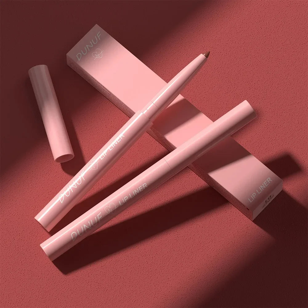 Lip Liner Pencil Long-Lasting Matte Creamy Plumping Lip Stain Waterproof Natural Nude Brown Slim Lip Liner Makeup Pi-Mart