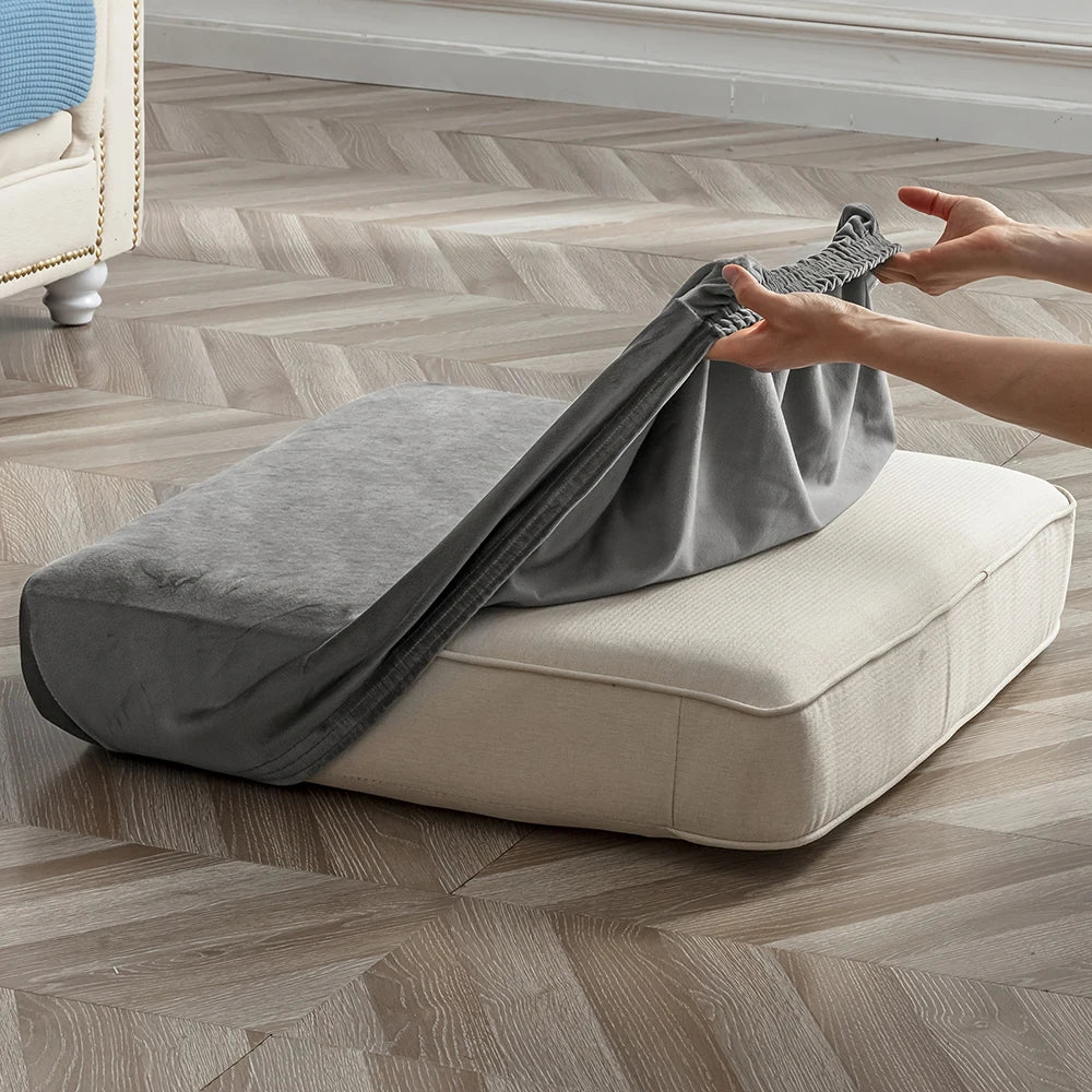 Super Soft Velvet Sofa Cover for Living Room Stretchy Washable Furniture Protector Luxury Universal Sofa Seat Cushion Cover Home Pi-Mart