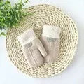 Autumn Winter Thicken Warm Children Gloves Knitting Mittens Baby Mittens Infant Toddler Soft Comfortable Thickened Winter Gloves Pi-Mart