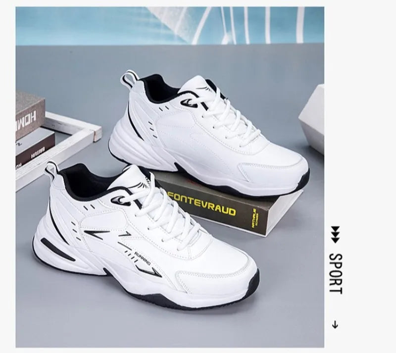 Autumn New Men Microfber Running Shoes Luxury Brand Men Shoes School Student Air-cushion Sneakers Fashion Man Casual Shoes 35-48 Pi-Mart