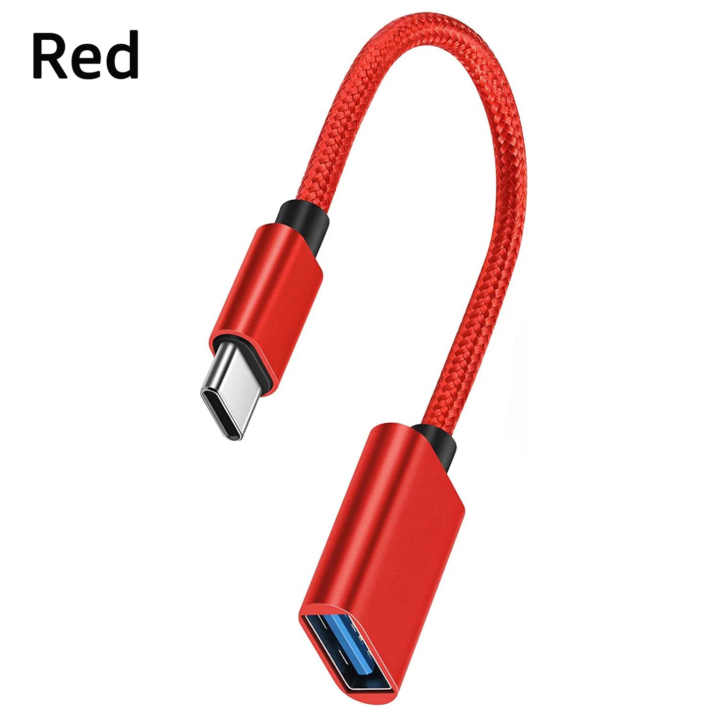 USB-C to USB Adapter, USB-C Male to USB Female OTG Data Cable, Suitable for MacBook Pro/Air, iPhone 16 Pro Max/16 Plus/16e/15 Pi-Mart
