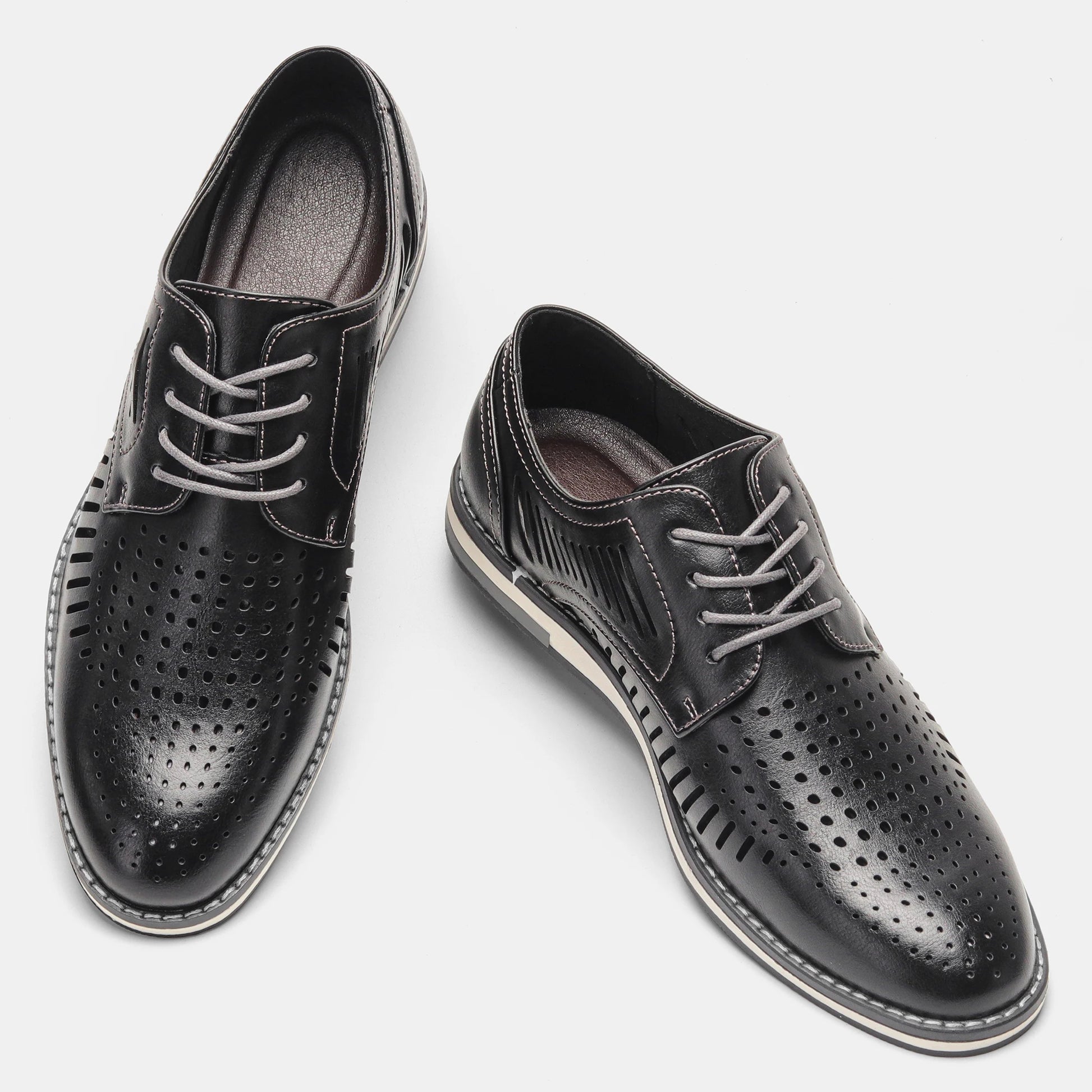 Leather loafer men fashion comfortable 2024 brand casual shoes men Pi-Mart