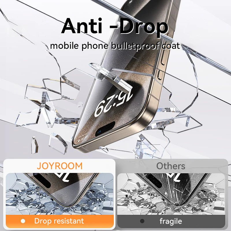 Joyroom 3/2/1PCS HD Glass For iPhone 18 17 16 15 Pro Max Screen Protector Full Screen Glass Protection For iPhone 18 17 16 15Pro Pi-Mart