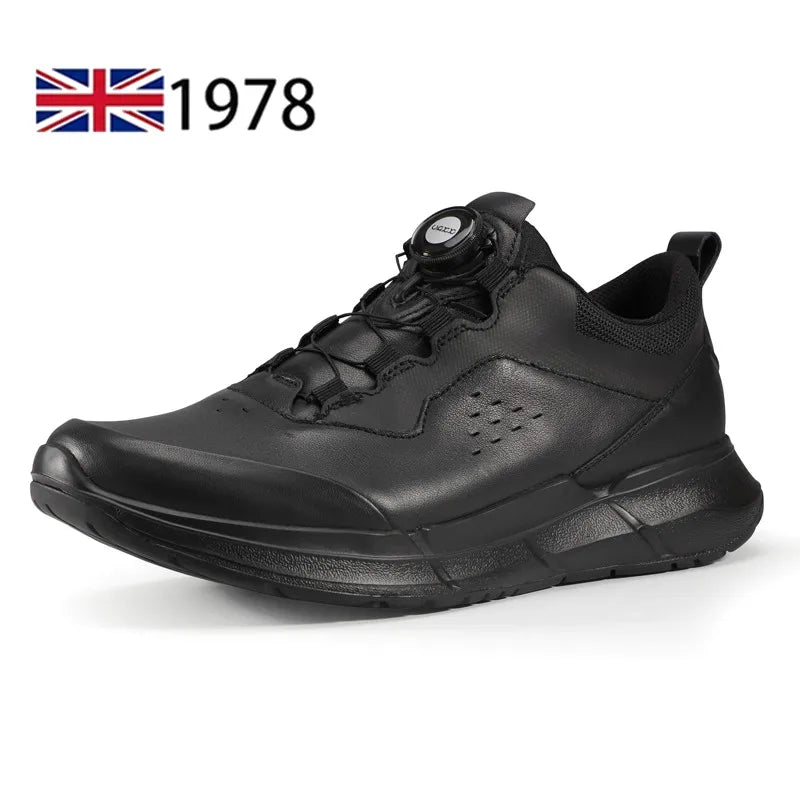 New Men's Shoes Genuine Leather  Fashion Low-top Men's Casual Trendy Shoes Running Sports Pi-Mart