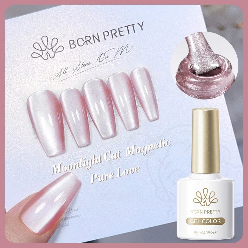 BORN PRETTY 117 Colors Cat Magnetic Gel Nail Polish 10ml Full Coverage Varnish Semi Permanent Super Gorgeous Nails Manicure Tri Light Beauty