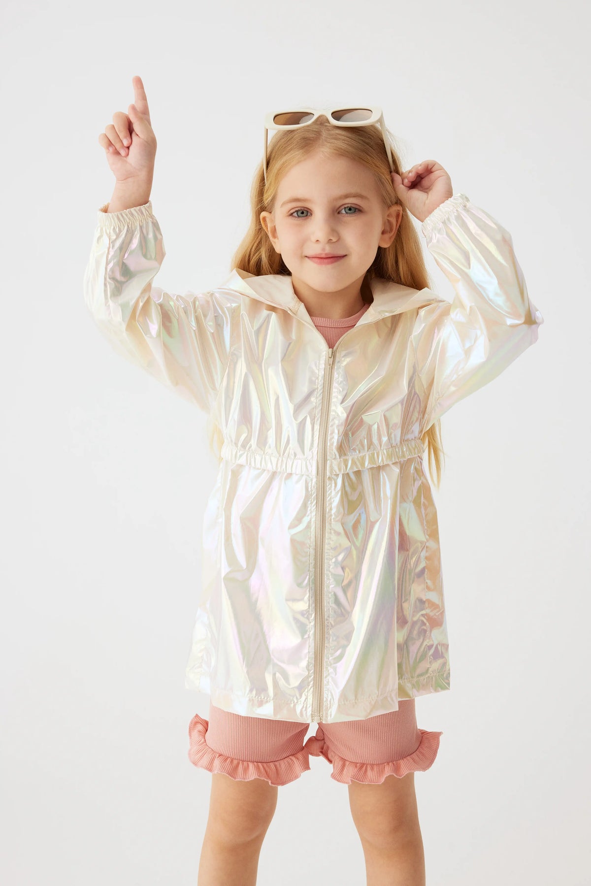 Girl's Spring and Autumn Children's Light and Thin Breathable Zipper Coat Jacket for Boys and Girls Fashion Thin Jacket Pi-Mart