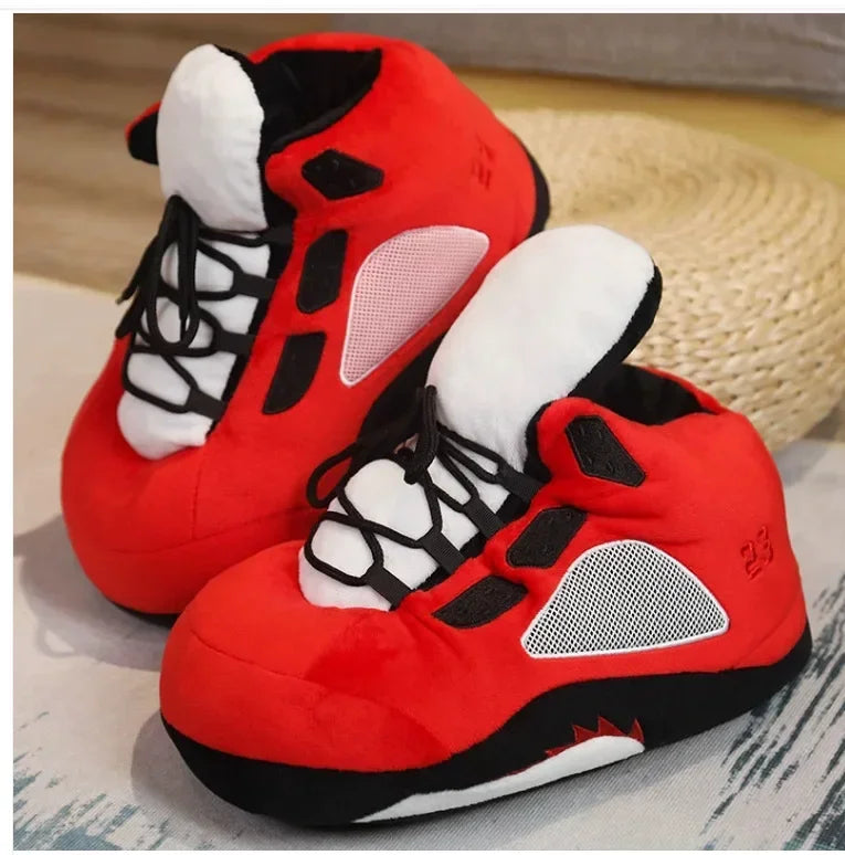 Winter Cotton Plush Shoes Women Warm Cute Indoor Home Slides Unisex One Size Sneakers Man Fashion Soft Floor Slippers  36-45 Pi-Mart