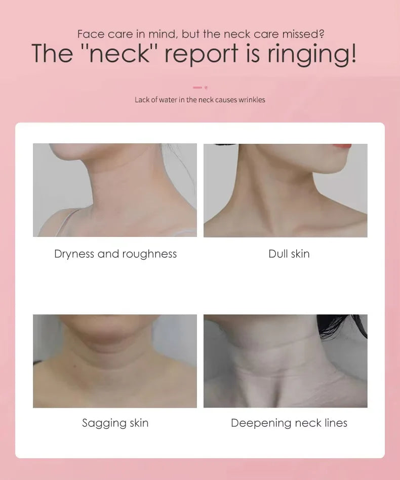 10pcs Goat Milk Neck Mask Collagen Firming Hydrating Crystal Neck Masks Skincare Nourishing Brightening Beauty Necks Skin Care Pi-Mart