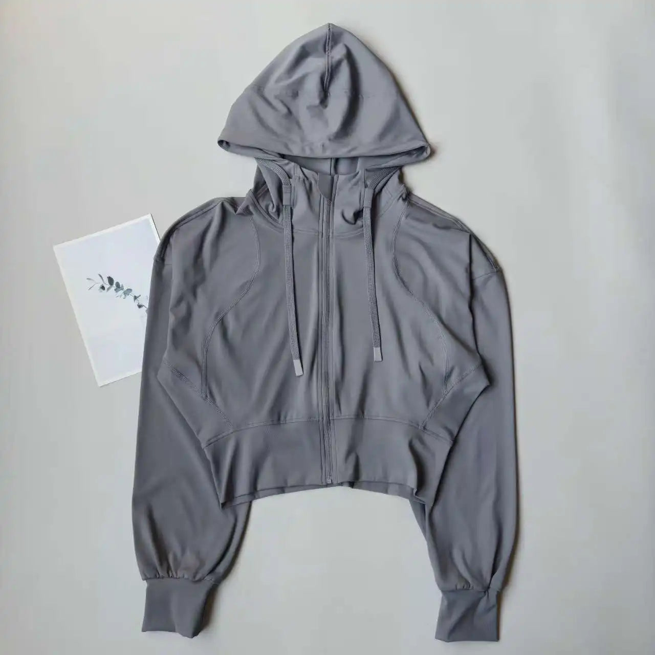 Women's Hooded Running Jacket Cycling Coat Yoga Jogging Shirt Tights Outdoor Sports Gym Clothing Running Wear Sportswear LadyShow.Store