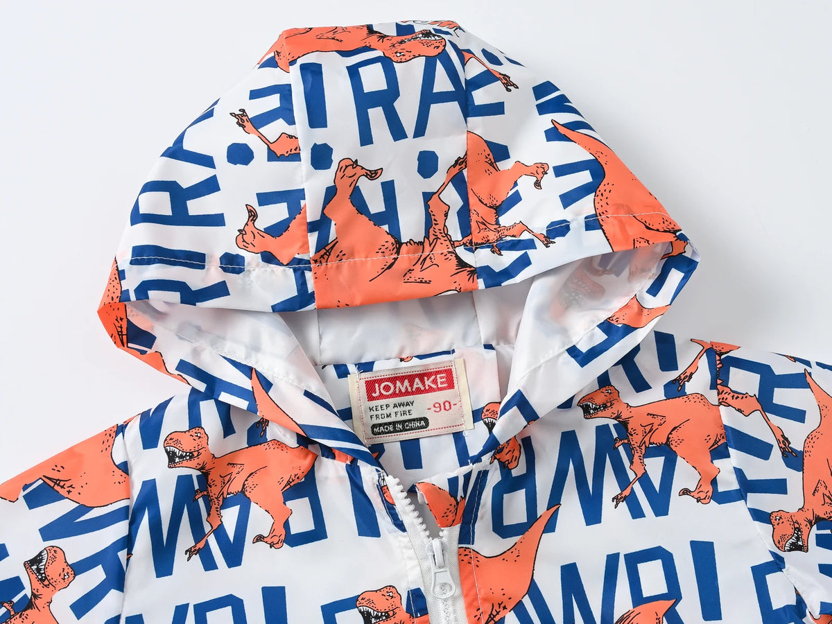 Spring and Autumn hooded thin jacket, fashionable and versatile, suitable for boys aged 1-7 Pi-Mart