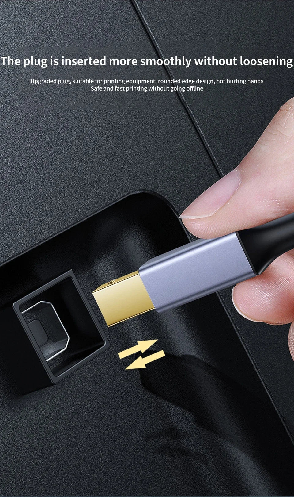 USB C to USB B 2.0 Printer Cable Electronic Organ Cable Type C USB B for Computer Laptop Phone to Fax Machine Scanner Universal Pi-Mart