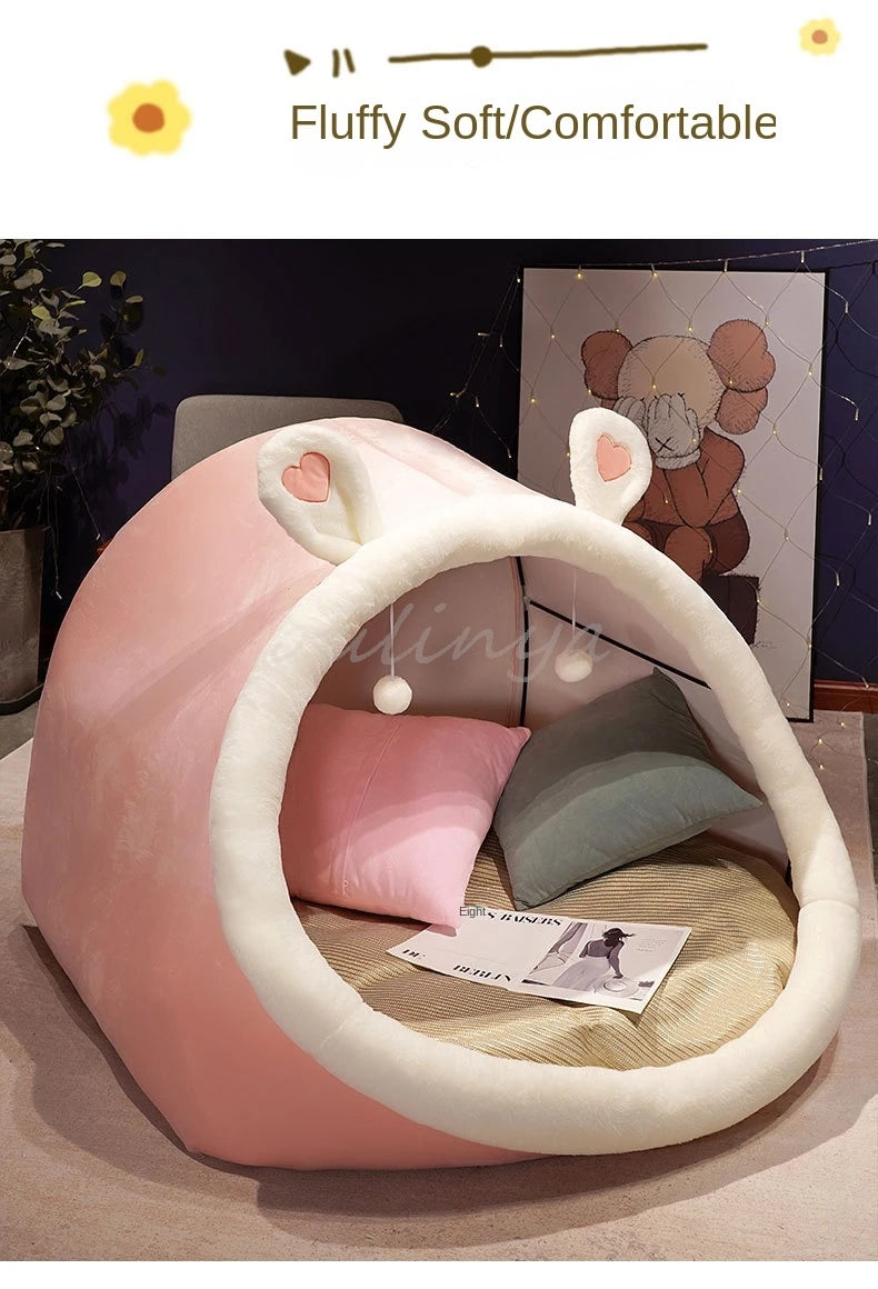 Cute Oversized Adult Child Plush Tent Cozy House Lazy Person Sofa On The Ground Cat's Nest Christmas Cushions Sitting Cushion Pi-Mart