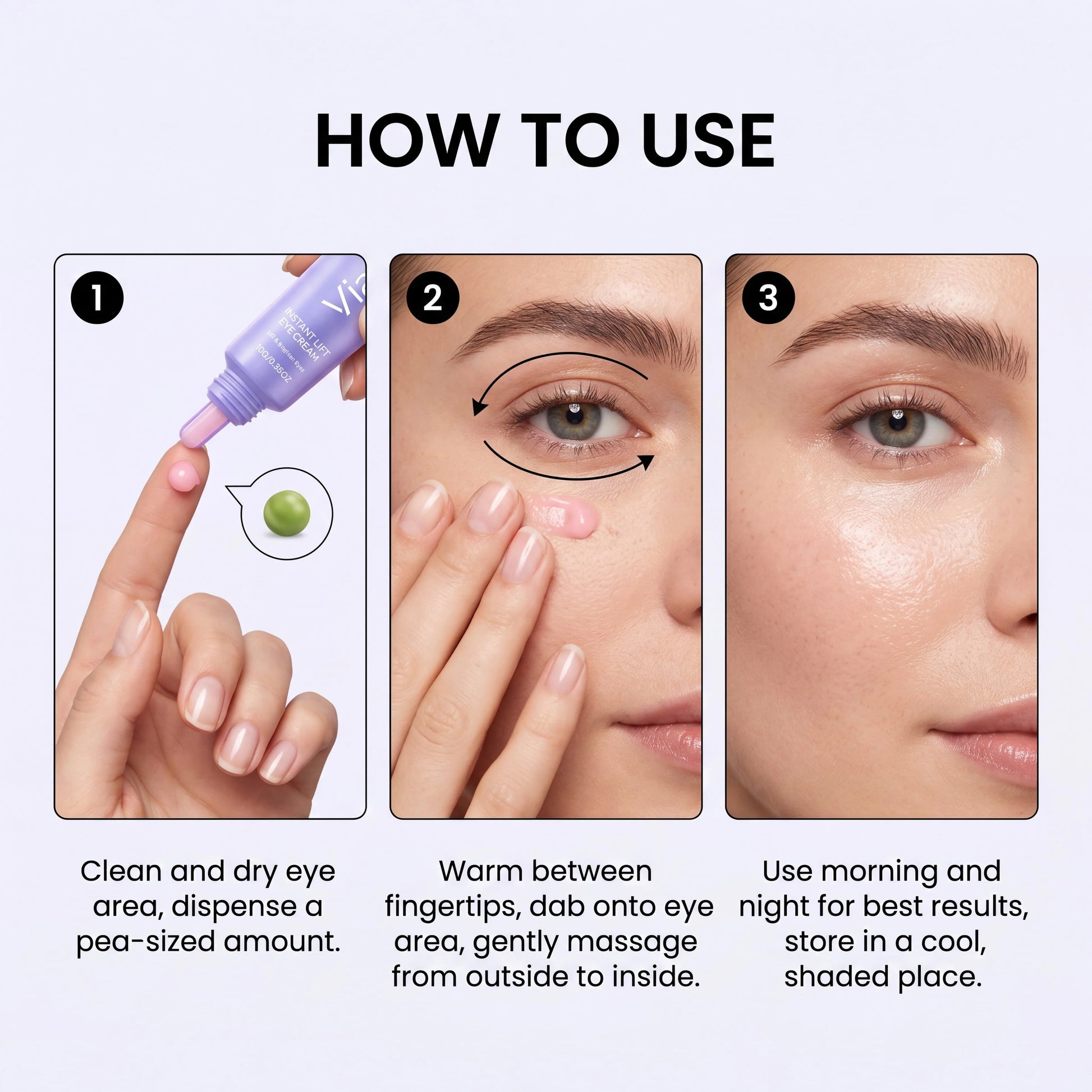 Instant Lift Eye Cream Collagen Eye Brightening Moisturizer Hydrating Under Eye Care For Dark Circles Dryness Eye Skin Care Pi-Mart