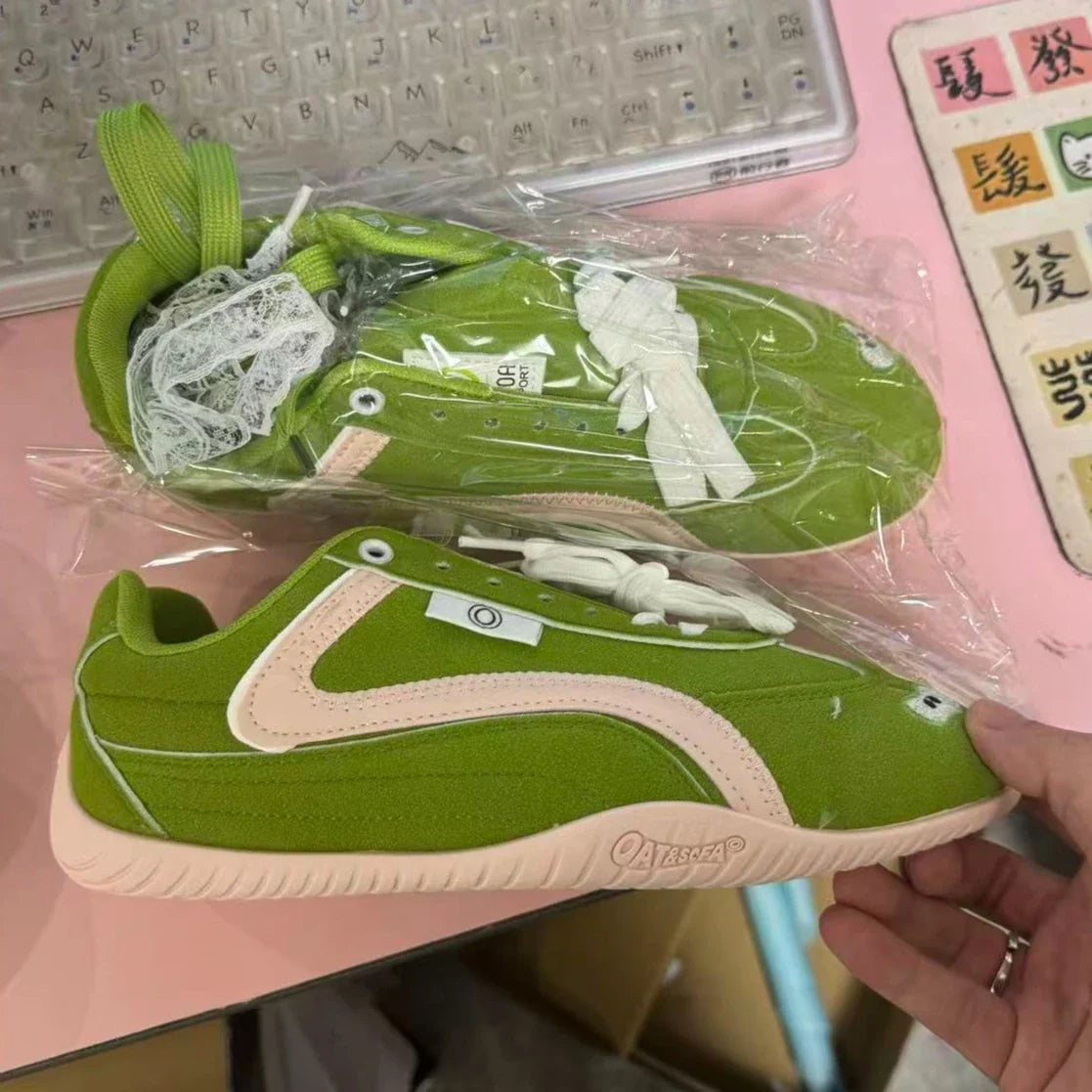Luxury Brand Women Sneakers Flats Sport Tennis Shoes Women Summer Running Sport  Shoes Walking Hiking Lace Up Zapatos De Mujer LadyShow.Store