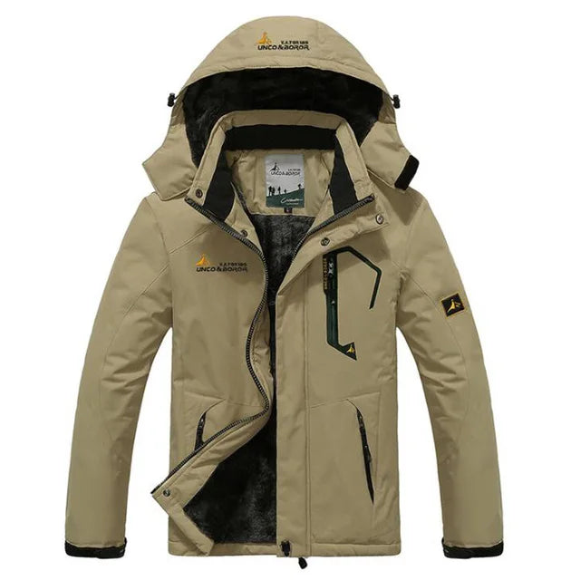 Winter Parka Men Windbreak Plus Thick Warm Windproof Fur Coats Male Military Hooded Anorak Jackets Men's Winter Jackets Pi-Mart