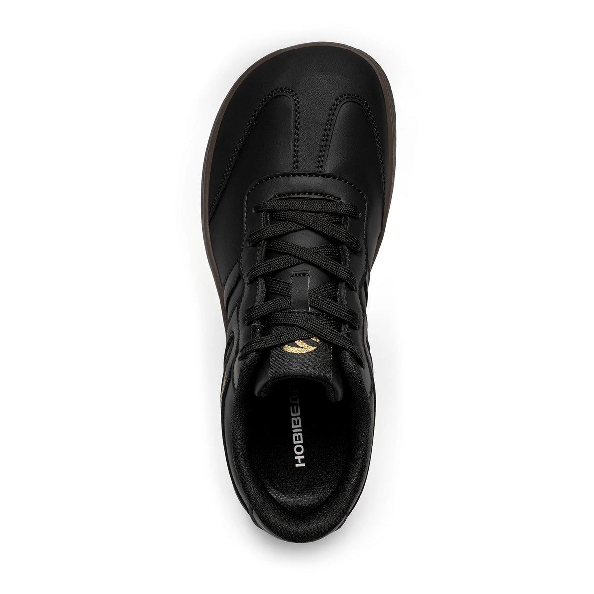HOBIBEAR Unisex Wide Toe Shoes Artificial Leather Sneakers Casual Lace Up Retro Fashion Shoes for Women Men Pi-Mart