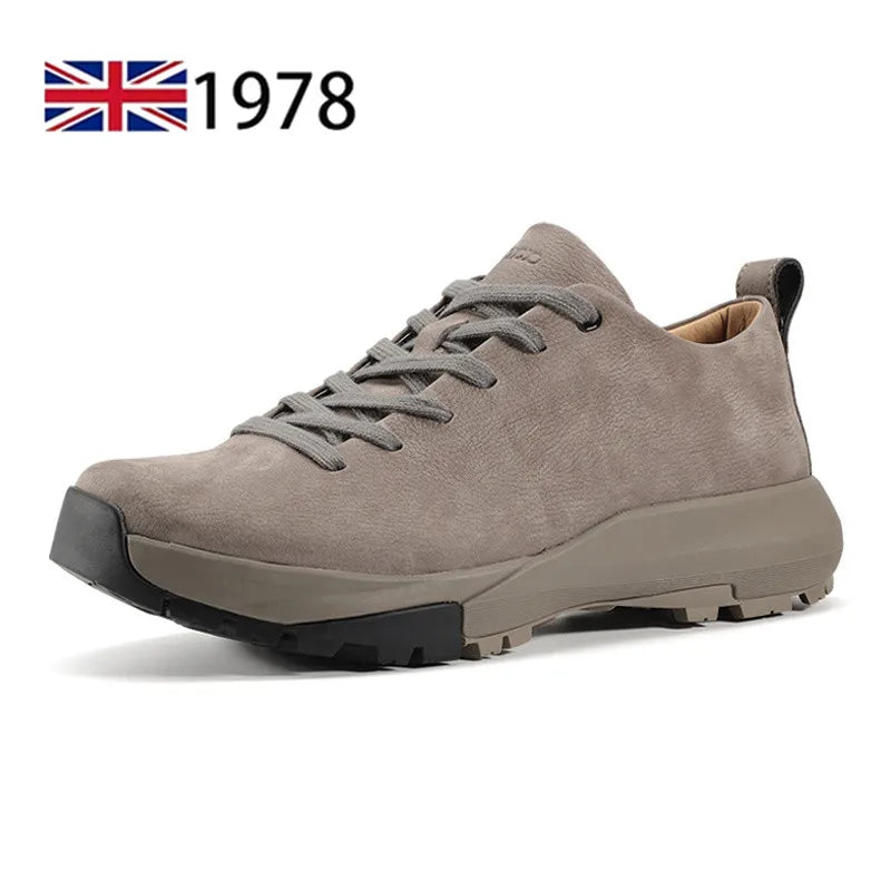 Men Sports Running Shoes Outdoor Walking Soft Casual Sneakers Fashion Designer Genuine Leather Sneaker Waterproof Shoes Men Pi-Mart