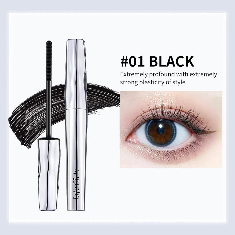 Life girls Waterproof Eyelash Primer Mascara, Lengthening Curling Lash Base, Smudge-Proof Long Lasting Black Brown Eye Makeup Pi-Mart