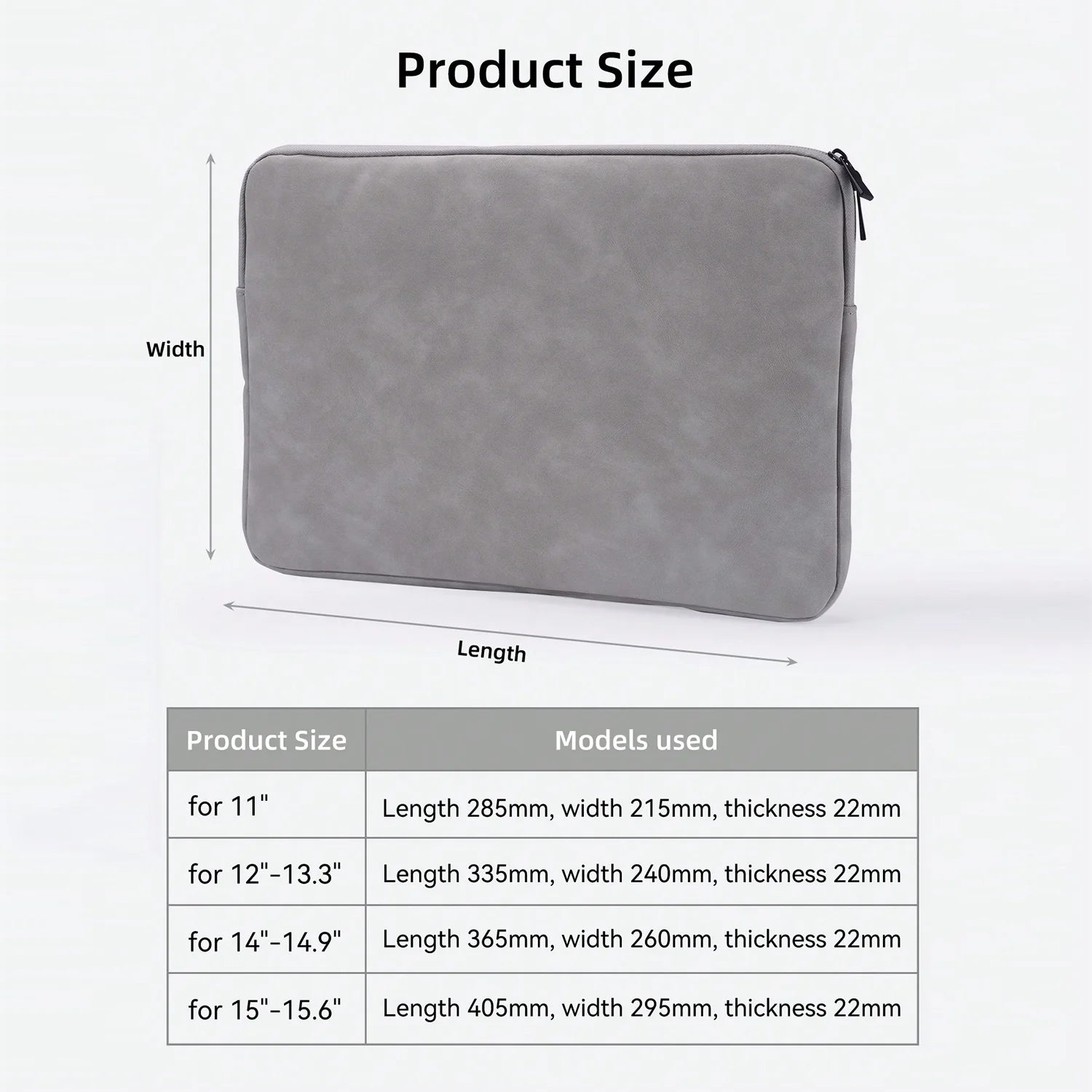PU sheepskin leather fabric Waterproof Leather 9.7-15.6 inch Tablet PC Carrying Case Protective  Notebook Shockproof Cover Pi-Mart