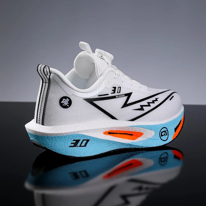 2026 Running Shoes Carbon Board Marathon Men Sports Breathable Lightweight Women's Comfy Athletic Antiskid Sneakers Casual New Pi-Mart