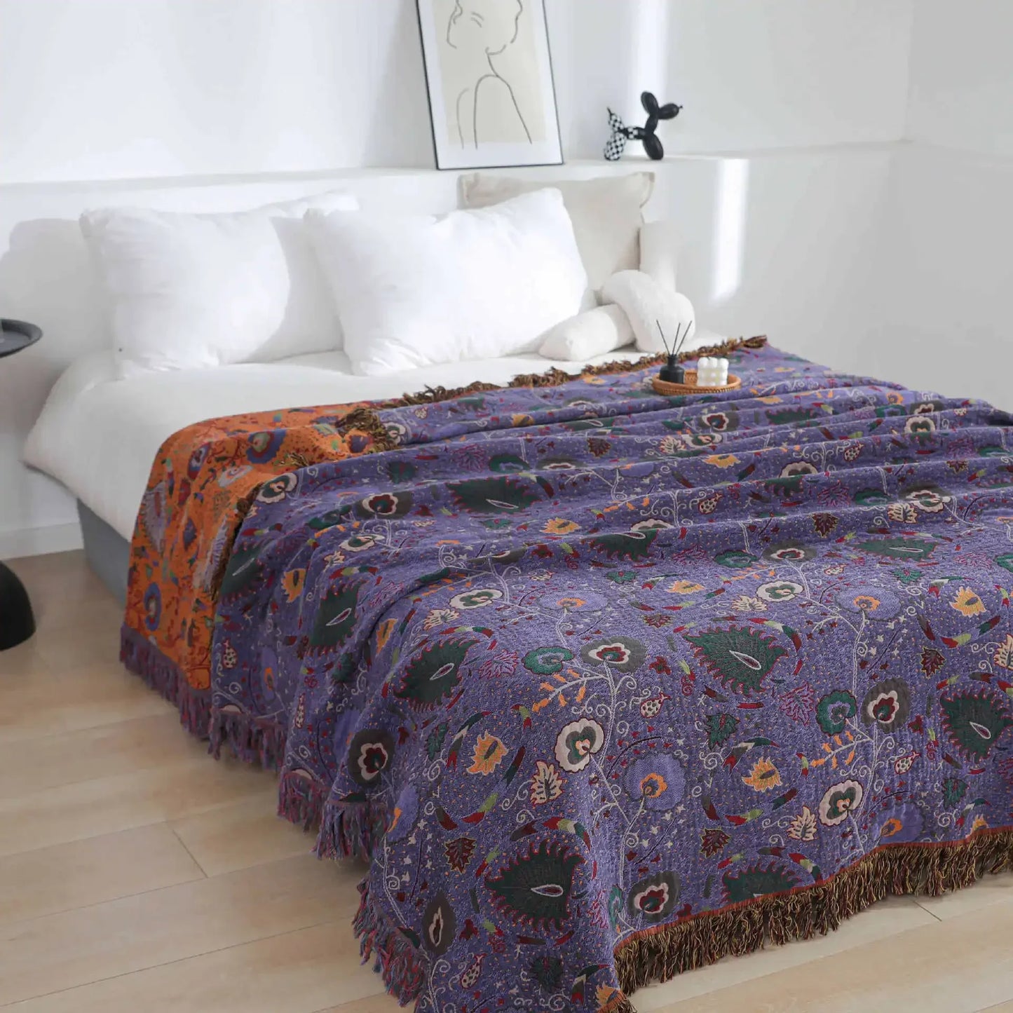 Nordic Throw Blanket For Beds Cotton Double Sided Sofa Cover Sofa Cushion Soft Blanket Leisure Bedspread Four Seasons Thin Quilt Pi-Mart