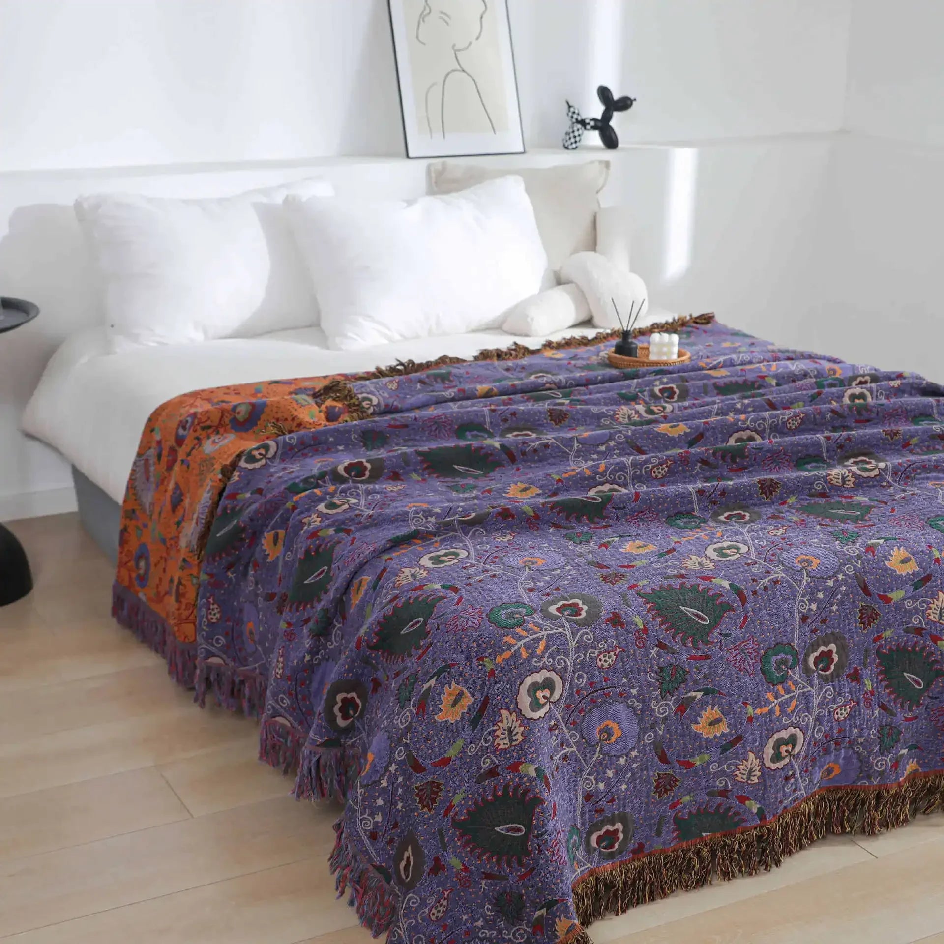 Nordic Throw Blanket For Beds Cotton Double Sided Sofa Cover Sofa Cushion Soft Blanket Leisure Bedspread Four Seasons Thin Quilt Pi-Mart