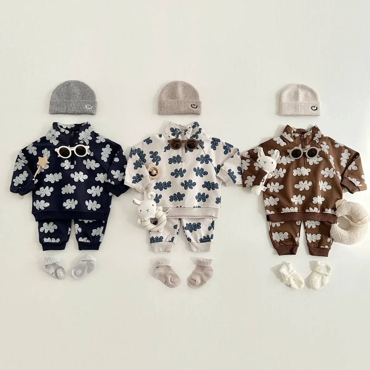 New Autumn Baby Clothes Sets Boys Girls Sweatshirts Long Sleeve Pullover + Sweatpants Suit Kids Outfit 2Pcs  Children Clothes LadyShow.Store