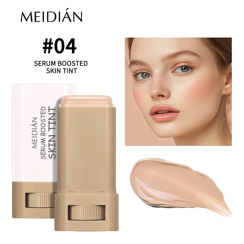 1/2PCS Skin Tint Stick Waterproof Nourishing Solid Tinted Serum Foundation Balm  Face Tinted Face Contour Stick Face Makeup Pi-Mart