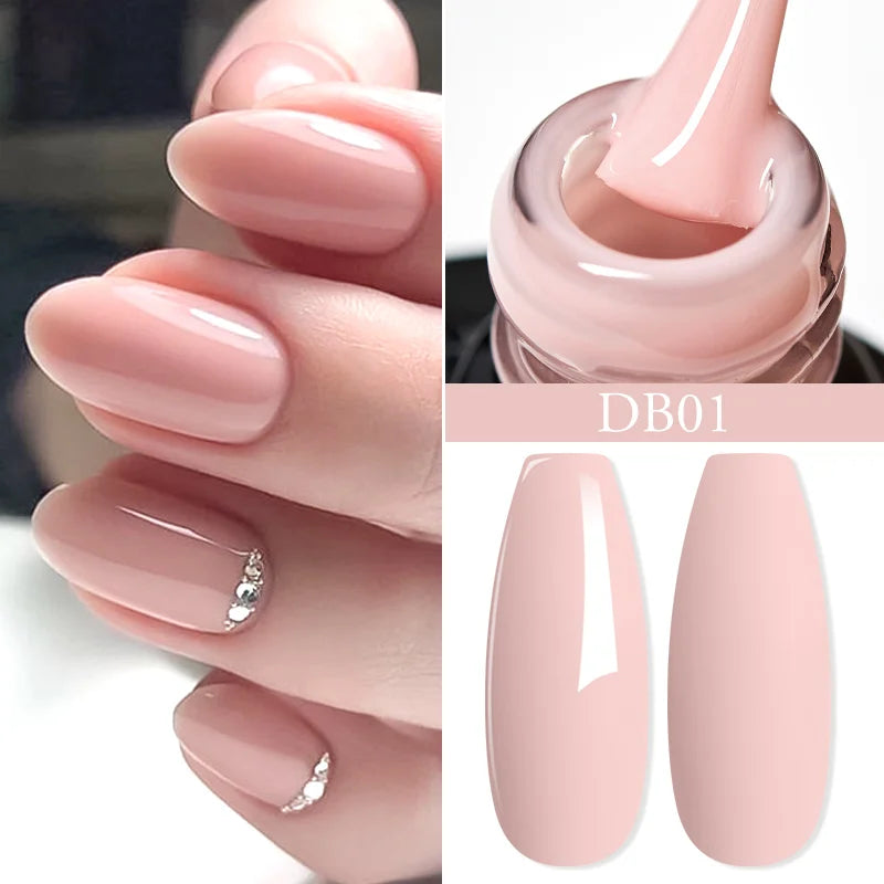 Mtssii 6ML Chocolate Color Gel Nail Polish Brown Semi Permanent UV Gel Autumn Winter Popular Soak Off Nail Art Gel Varnishes Tri Light Beauty