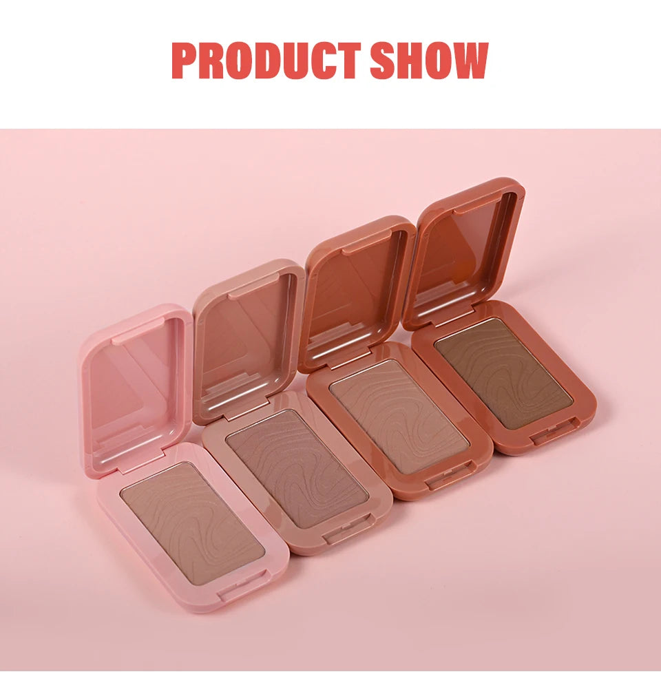 Professional Makeup Powder Blush 12HR Wear Vegan Formula Blusher Makeup Blush in Bar Cosmetics Palette Powder Pink Cream Face Pi-Mart