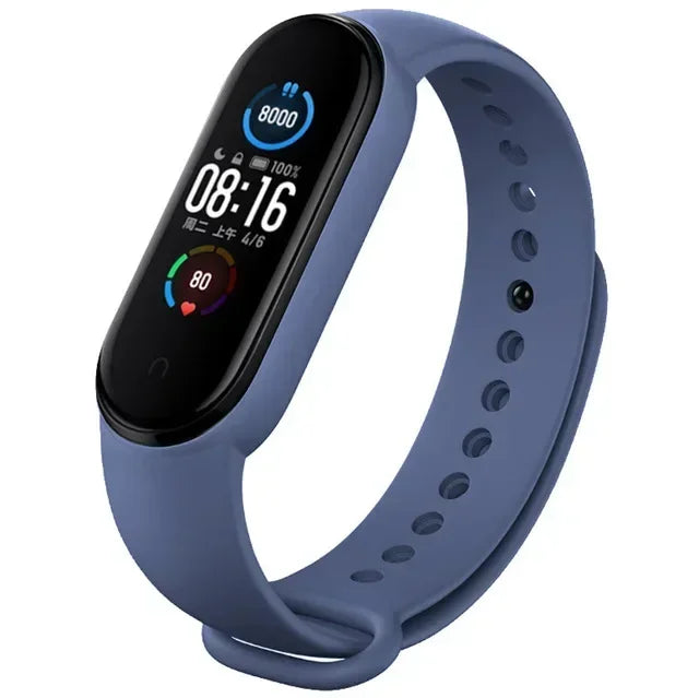 Watch Strap For Xiaomi Mi Band 7 6 5 4 3 Wristband Silicone Bracelet Wrist Straps MiBand 3/4 band5 band6 Smartwatch Accessories LadyShow.Store