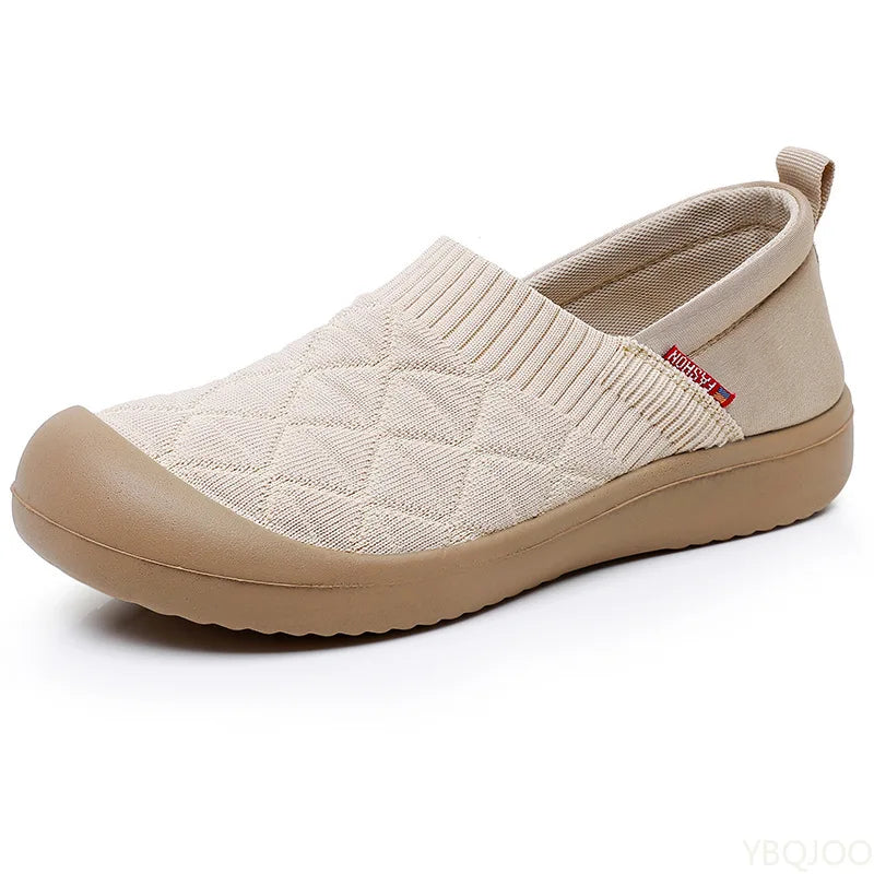 Spring and Autumn Fashion New Lightweight and Comfortable Women's Single Shoes with Soft Surface One Step Stepping Women's Shoes Pi-Mart