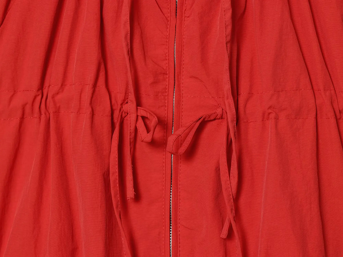 Nlzgmsj 2026 Spring Casual Hoodie Red Jackets Women Long Sleeve Zipper Short Coats Fashion Y2K Girl Outwears Pi-Mart