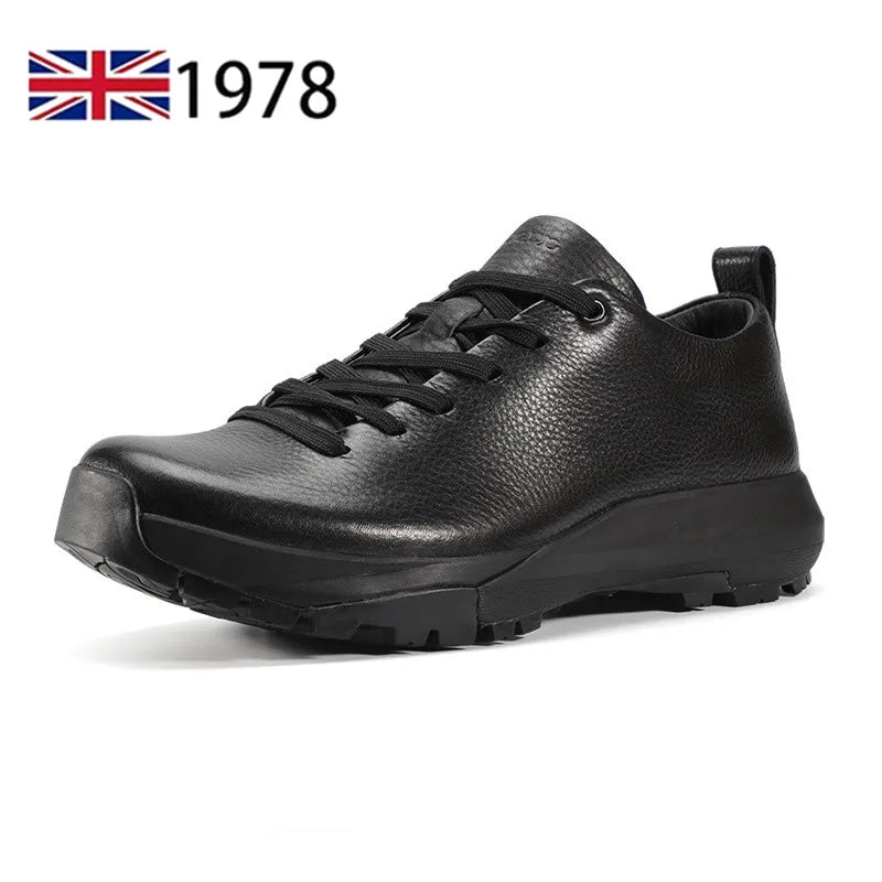 Men Sports Running Shoes Outdoor Walking Soft Casual Sneakers Fashion Designer Genuine Leather Sneaker Waterproof Shoes Men Pi-Mart
