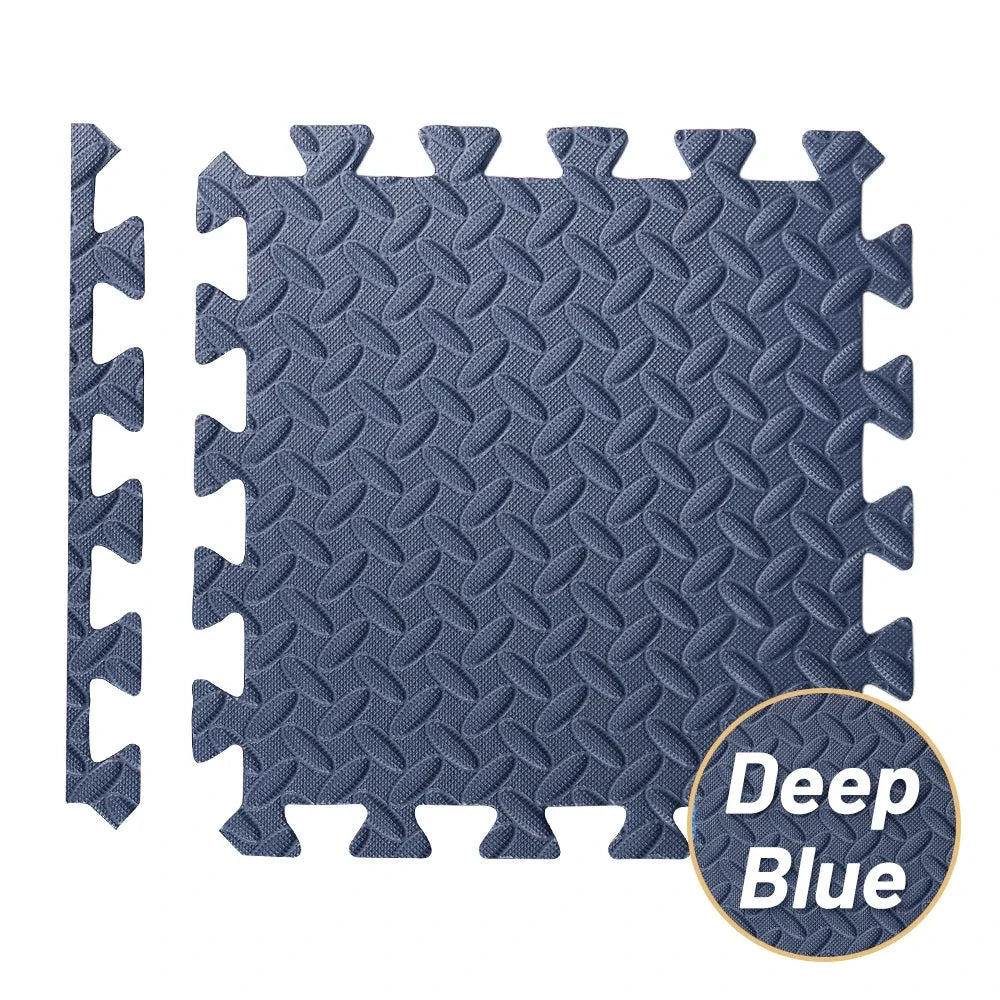 4~20Pcs Puzzle Fitness Mat, Eva Interlocking Foam Floor Tiles for Home Gym, Home Gym Equipment Mat, Non-Slip Floor Mat for Kids Pi-Mart