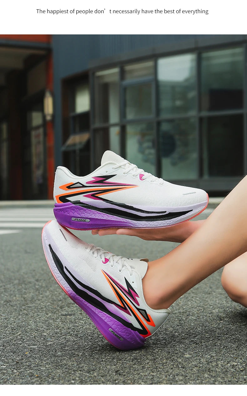 2026 Marathon Sneakers Athletic Men Shoes Carbon Board Comfortable High Quality Sports Nonskid Running Shoes Women Air Cushion Pi-Mart
